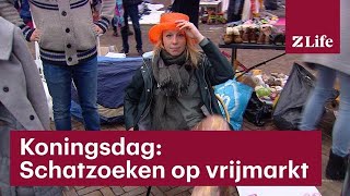 Vintage pareltjes zoeken op de vrijmarkt  RTL Z NIEUWS [upl. by Morgana]