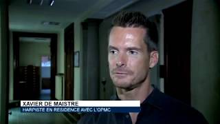 Xavier de Maistre harpiste en résidence avec l’OPMC [upl. by Wini184]