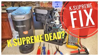 HOW TO FIX Keurig KSupreme Coffee Maker DEAD NO POWER  How To Reset Thermostat Inside [upl. by Nitas394]