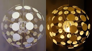 Pendant Lamp DIY Pilea  Designer Lighting Challenge  EzyCraft [upl. by Eybbob]