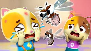 Mosquito Song  Go Away Mosquito  English Songs for Kids  Kids Songs  Mimi and Daddy [upl. by Airtemed]