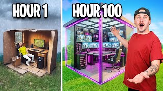 100 HOURS in Ultimate Gaming Rooms [upl. by Assened]