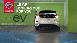 2019 Nissan LEAF Safety amp Drive Assist Technology [upl. by Zoarah200]