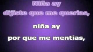 NIÑA AY KARAOKE AMERICO PISTA OK [upl. by Dray270]