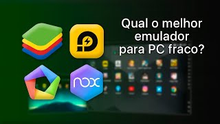 Melhor Emulador de Android para PC Fraco 2023 [upl. by Zurciram]