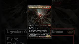 Duskmourn Commander review Valgavoth Harrower of Souls commanderdeck mtg edh duskmourn [upl. by Rusell]