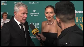 Katharine McPhee Foster amp David Foster • About their drumming 2 year old Rennie  ET [upl. by Mattias]