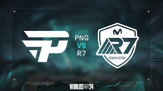 PAIN GAMING VS MOVISTAR R7  MAPA 1  PLAYIN 3  WORLDS  2024  LEAGUE OF LEGENDS [upl. by Anitsuga]