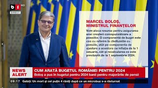 CUM ARATĂ BUGETUL ROMÂNIEI PENTRU 2024Știri B1TV7 dec 2023 [upl. by Jaqitsch]