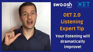 OET 20 Listening Expert Tip Your listening will dramatically improve [upl. by Adniuqal876]