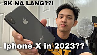 IPHONE X IN 2023 WORTH IT PA BANG BILHIN  long term review [upl. by Ollehto]