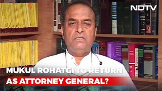 Mukul Rohatgi To Return As Attorney General On October 1 Sources [upl. by Lyon158]