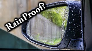 Rainproof Film for Rearview Mirror Test [upl. by Carlton]