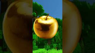 Golden Apple Vs Enchanted Golden Apple 🍎minecraft vs despacitoThank you [upl. by Prouty]