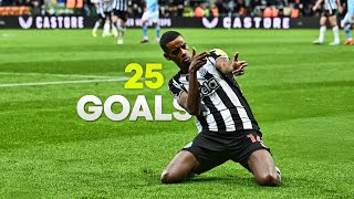 Alexander Isak  All 25 Goals for Newcastle So Far [upl. by Burgess422]