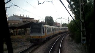 MetroValencia de Valencia Sud a Torrent en cabina de UTA [upl. by Michon]