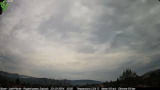 Buzet  Sveti Martin  Pogled prema Zapadu  23102024  Day  TimeLapse [upl. by Hagile]