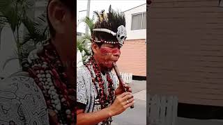 Quenilla flute from the jungle peruvianmusic nativeflute fluteplayer [upl. by Nwahsak]