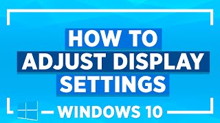 Windows 10 Tips and Tricks How to Adjust Display Settings in Windows 10 [upl. by Ordisi]