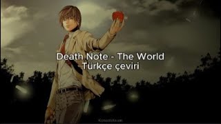 Death Note Opening 1 Türkçe çeviri  Konoshita de [upl. by Ibba]