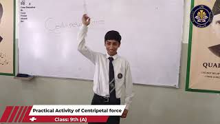 Understanding Centrifugal Force Fun and Easy Physics Experiment [upl. by Nnylyoj]