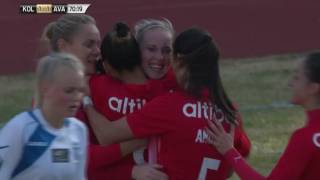 Høydepunkter Kolbotn  Avaldsnes Toppserien 2017 [upl. by Mou]