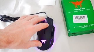 The VersionTech CW10 Combaterwing Wired Gaming Mouse  Unboxing and First Impressions [upl. by Pinkham]