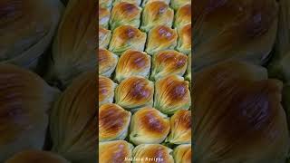 MusselShaped Turkish Baklava Recipes Ramadan Holiday Preparations Short [upl. by Onileba]