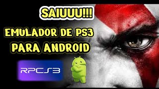 COMO INSTALAR O EMULADOR DE PLAYSTATION 3 NO ANDROID [upl. by Ahsian2]