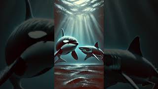 Orca vs Great White Shark Who Would Win orca whiteshark animal [upl. by Ranit964]