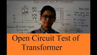 09 Open Circuit Test of Transformer Lecture09 [upl. by Yennek]