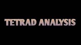 tetrad analysis ordered tetrad and unordered tetrad lecture2 [upl. by Fortunio972]