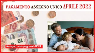 Come controllare la data del pagamento dellassegno unico nel mese di Aprile 2022  April Payment [upl. by Brenn]