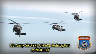 US Army Sikorsky UH 60L Helicopters at NMUSAF [upl. by Milla]