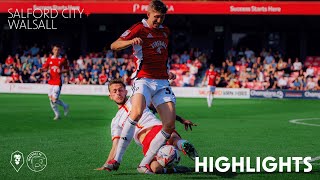 HIGHLIGHTS  Salford City 02 Walsall [upl. by Aniras]