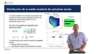 Distribución de la diferencia de medias muestrales   UPV [upl. by Annala]