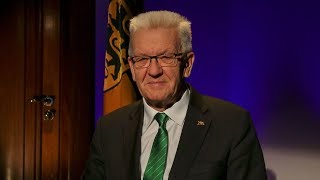 Neujahrsansprache von Ministerpräsident Winfried Kretschmann 2018 [upl. by Allesig675]