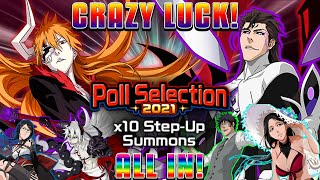 I PULLED EVERYONE 5k Orbs All in on Poll Selection Bleach Brave Souls Summons [upl. by Greenwood]