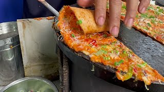 Mumbai Volcano Cheese Dosa  Indian Street Food [upl. by Miarfe]