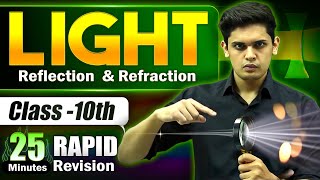 Light in 25 Minutes🔥 Class 10th  Rapid Revision  Prashant Kirad [upl. by Aurlie]