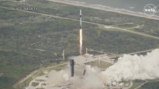 NASA Launches SpaceX Mission to Rescue ISS Astronauts [upl. by Aguste]