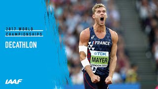 Decathlon Final  IAAF World Championships London 2017 [upl. by Ruff]