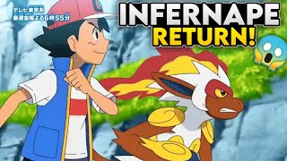 Ashs Infernape Returned Ashs Charizard Returned All old pokemons returning New Preview😍🤩🤩 [upl. by Rolandson]