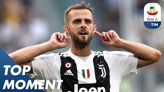 Superb Pjanic Strike  Juventus 20 Lazio  Top Moment  Serie A [upl. by Neyr293]