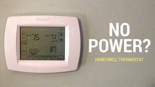 No power to Honeywell thermostat Heres a fix [upl. by Aehtrod418]