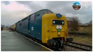 Deltic 55022 Royal Scotts Grey “Heart of Wales Explorer”  4K Remaster [upl. by Yaya]