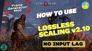 Lossless Scaling v210  How to optimize settings for God of War  No input Lag [upl. by Frager]