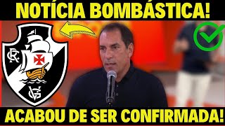 BOMBA ESSA NOTÍCIA ABALOU TODOS NA COLINA NOTÍCIAS DO VASCO HOJE [upl. by Aksel471]