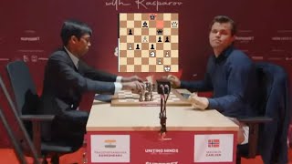 MAGNUS VS PRAGGNANANDHAA  World Blitz Chess [upl. by Aroda]