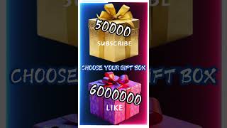 Choose your Gift Box Challenge 🎁 gift giftbox giftunbox viralvideo videos choose tiktok [upl. by Fleisig]